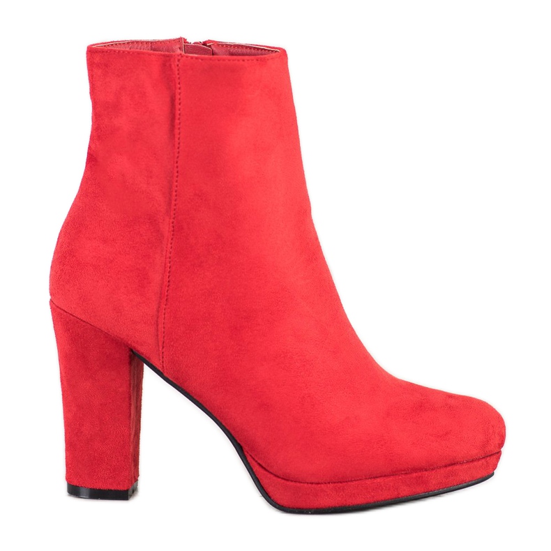 Seastar Botki Z Wysokim Obcasem czerwone