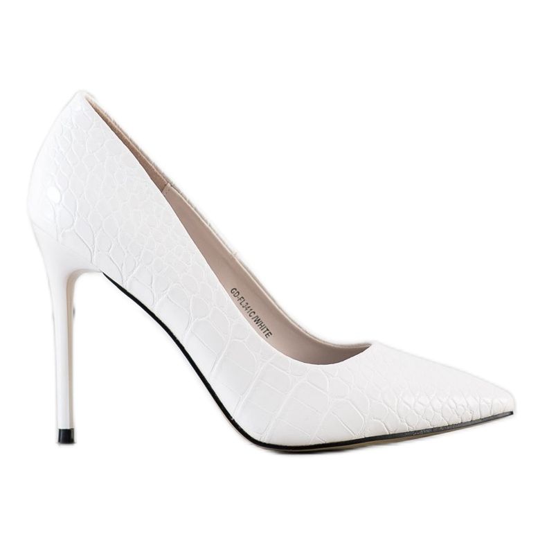 Goodin Modne Szpilki białe