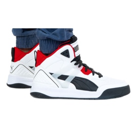 Buty Puma Backcourt Mid M 374139 01 białe czarne