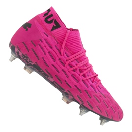 Buty piłkarskie Puma Future 6.1 Netfit Mx Sg M 106178-03 wielokolorowe różowe