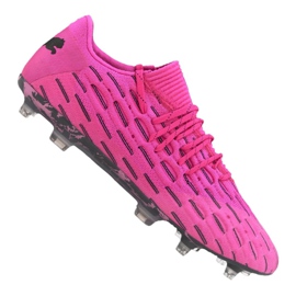 Buty piłkarskie Puma Future 6.1 Netfit Low Fg / Ag M 106182-03 wielokolorowe różowe