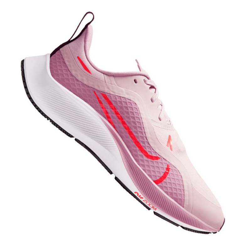 Buty biegowe Nike Air Zoom Pegasus Shield 37 W CQ8639-600 białe różowe