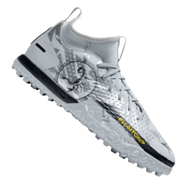 Buty piłkarskie Nike Phantom Gt Academy Df Se Tf Jr DA2289-001 wielokolorowe srebrny