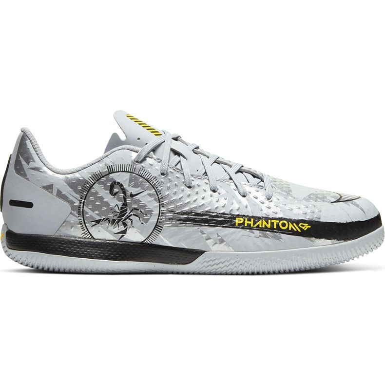 Buty piłkarskie Nike Phantom Gt Scorpion Academy Ic Junior DA2281 001 srebrny srebrny