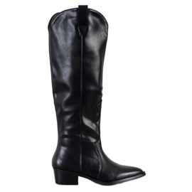 Seastar Czarne Kozaki Kowbojki