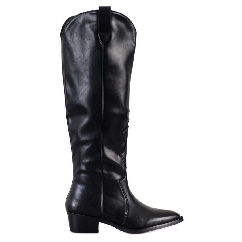 Seastar Czarne Kozaki Kowbojki