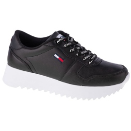 Buty Tommy Hilfiger High Cleated Leather W EN0EN01120-BDS czarne