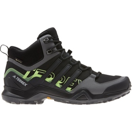 Buty męskie adidas Terrex Swift R2 Mid Gtx czarne EH2281 szare zielone