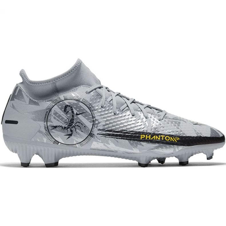 Buty piłkarskie Nike Phantom Gt Scorpion Academy Dynamic Fit FG/MG M DA2266 001 niebieskie srebrny