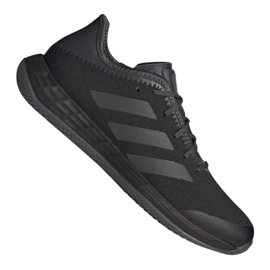 Buty halowe adidas Adizero FastCourt M FU8387 czarne czarne