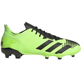 Buty piłkarskie adidas Predator 20.2 Fg zielono-czarne EH2932 zielone zielone