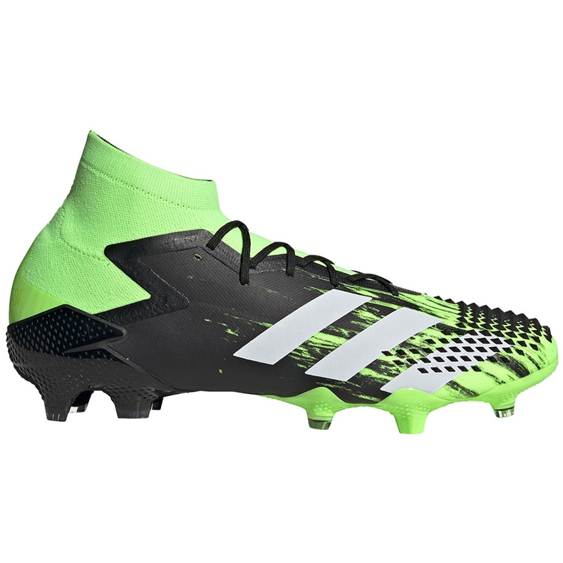 Buty piłkarskie adidas Predator Mutator 20.1 Fg czarno-zielone EH2892
