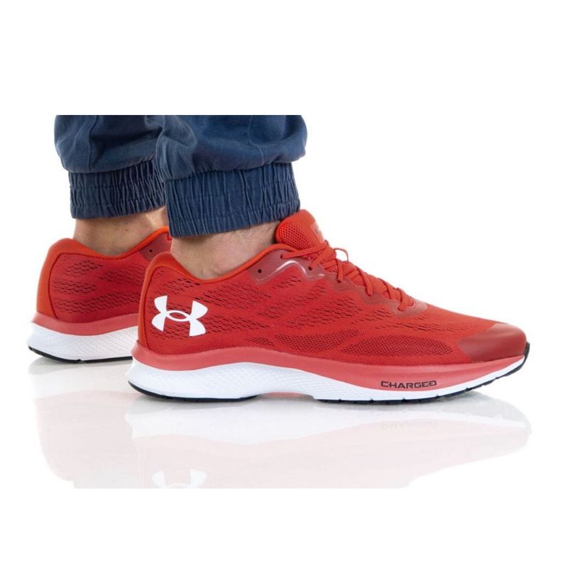Buty Under Armour Charged Bandit 6 M 3023019-600 białe czerwone