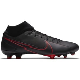 Buty piłkarskie Nike Mercurial Superfly 7 Academy FG/MG M AT7946 060 czarne fioletowy, czarny