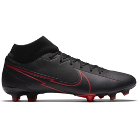 Buty piłkarskie Nike Mercurial Superfly 7 Academy FG/MG M AT7946 060 fioletowy, czarny czarne