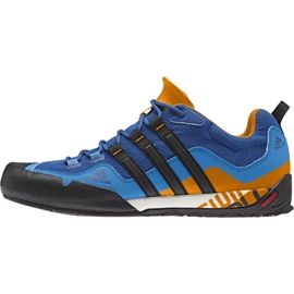 Buty adidas Terrex Swift Solo M AQ5296 czarne niebieskie pomarańczowe