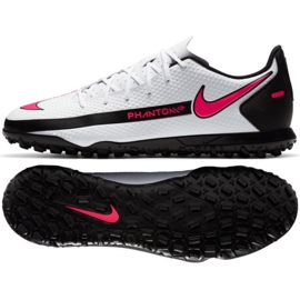 Buty piłkarskie Nike Phantom Gt Club Tf M CK8469 160 wielokolorowe białe
