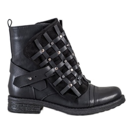 SDS Casualowe Workery czarne