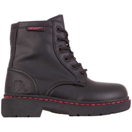 Buty dla dzieci Kappa Deenish czarno-różowe 260840K 1122 czarne