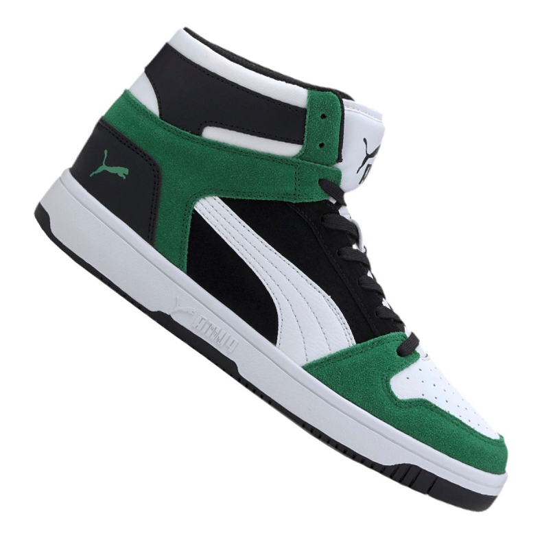 Buty Puma Rebound LayUp Sd M 370219-05 białe czarne zielone