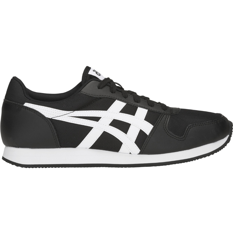 Buty męskie Asics Curreo Ii czarno białe 1191A157 002 czarne