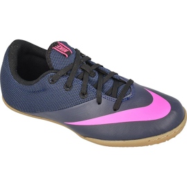 Buty halowe Nike MercurialX Pro Ic Jr 725280-446 niebieskie niebieskie