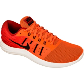 Buty biegowe Nike Lunarstelos M 844591-800 pomarańczowe