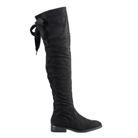 SHELOVET Czarne Muszkieterki