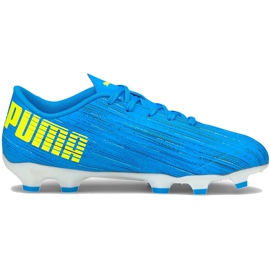 Buty piłkarskie Puma Ultra 4.2 Fg Ag Junior 106364 01 niebieskie niebieskie