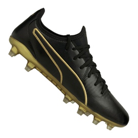 Buty piłkarskie Puma King Pro Fg M 105608-07 czarne czarne
