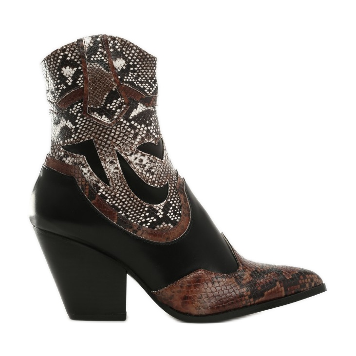 Vices 3332-159-black/brown czarne wielokolorowe