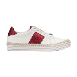 Vices 9169-19 White Red 36 41 białe czerwone