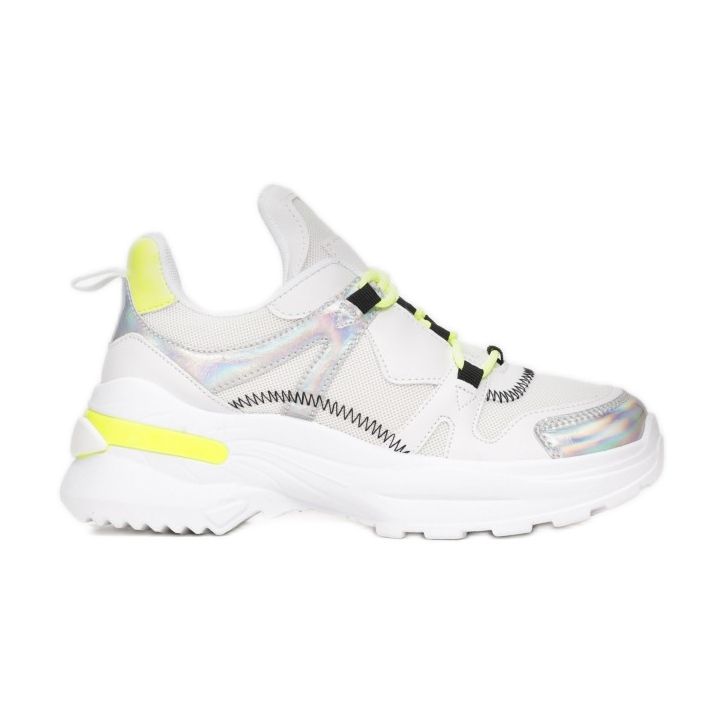 Vices 8543-61-green białe wielokolorowe zielone