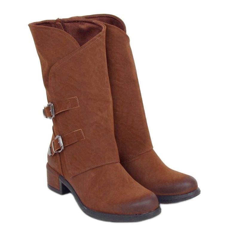 Botki militarne camel ST-33P Camel brązowe
