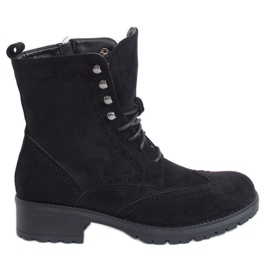 Workery zamszowe czarne FR215 Black