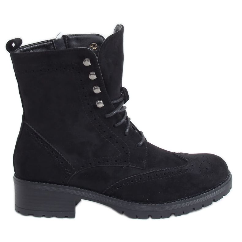 Workery zamszowe czarne FR215 Black