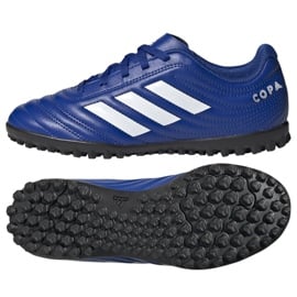 Buty piłkarskie adidas Copa 20.4 Tf Jr EH0931 wielokolorowe niebieskie