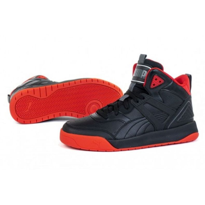 Buty Puma Backcourt Mid M 374139 03 czarne czerwone