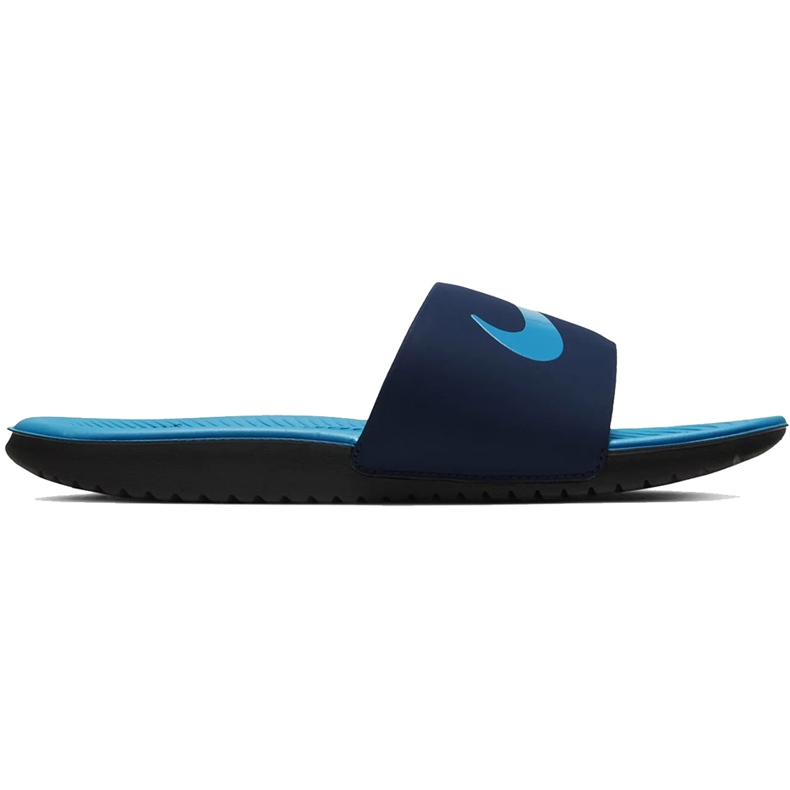 Klapki dla dzieci Nike Kawa Slide granatowo-niebieskie 819352 402 granatowe