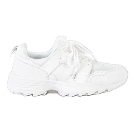 Kylie Lekkie Białe Sneakersy