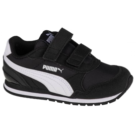 Buty Puma St Runner V2 Infants 365295 01 czarne wielokolorowe
