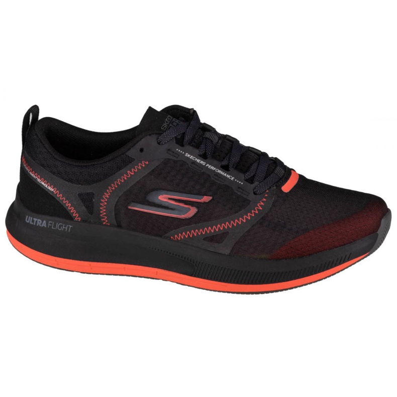 Buty Skechers Go Run Pulse M 220013-BKOR czarne pomarańczowe