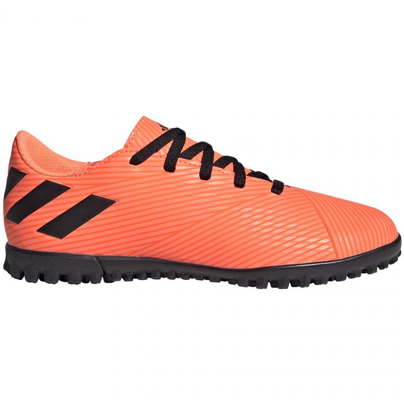 Buty piłkarskie adidas Nemeziz 19.4 Tf Jr EH0503 wielokolorowe pomarańczowe