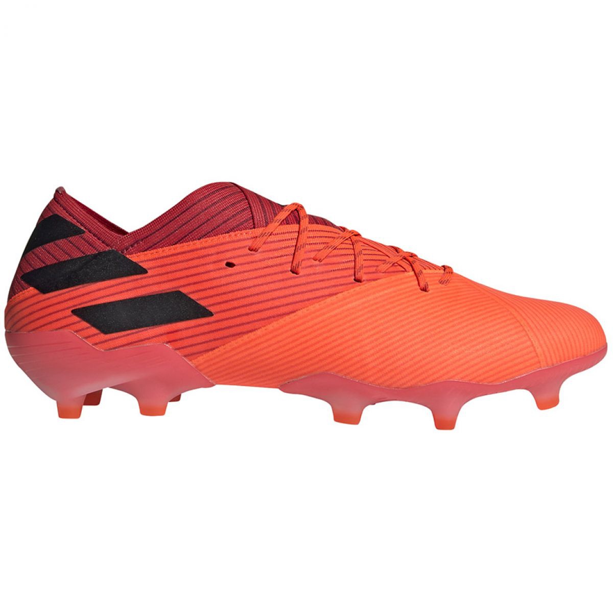 Buty piłkarskie adidas Nemeziz 19.1 Fg M EH0770 pomarańczowe wielokolorowe