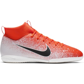 Buty piłkarskie Nike Mercurial Superfly X 6 Academy Ic Jr AH7343 801 wielokolorowe pomarańczowe