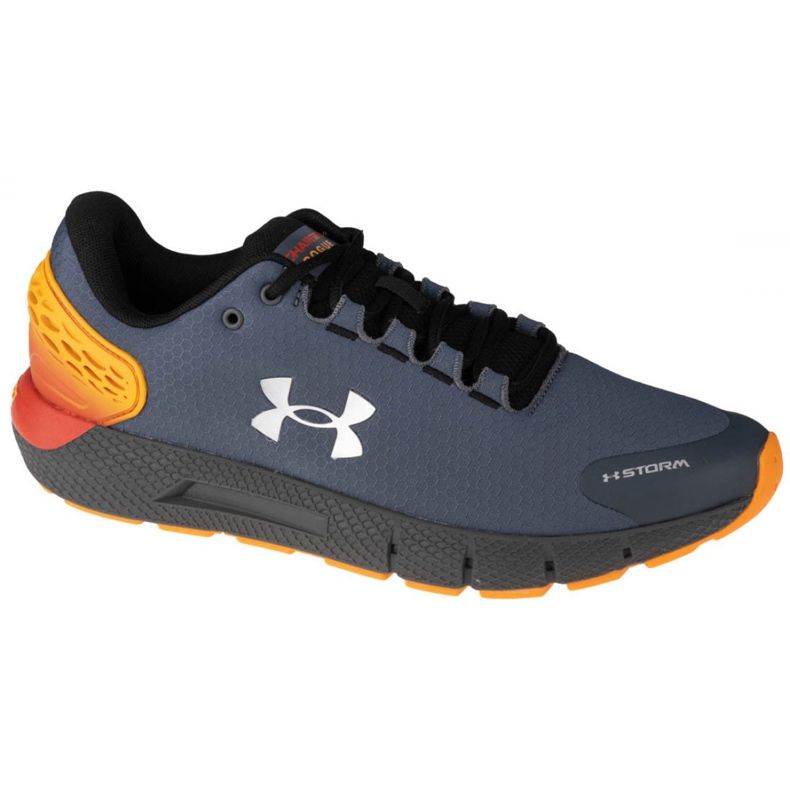 Buty Under Armour Charged Rogue 2 Storm M 3023371-100 pomarańczowe szare