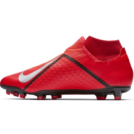 Buty piłkarskie Nike Phantom Vsn Academy Df FG/MG AO3258 600 czerwone czerwone