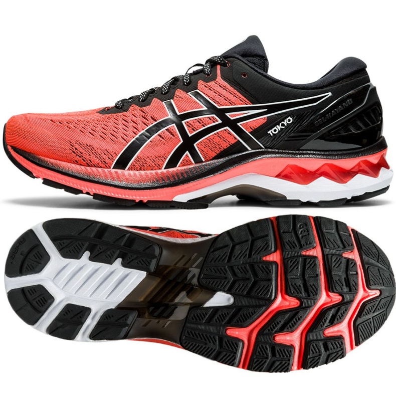 Buty Asics Gel Kayano 27 Tokyo M 1011B077-600 czarne czerwone