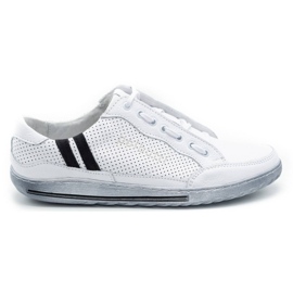 Polbut Buty męskie casual JOK31 białe