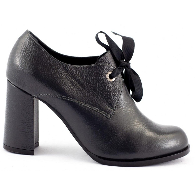 Lizard Czółenka damskie na słupku 04501 popiel szare